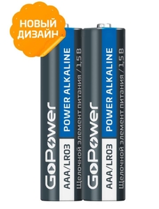 LR3 GoPower щелочная AAA Alkaline 1.5V (40/800)