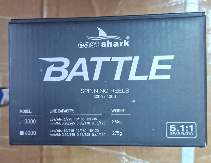 Катушка EastShark Battle 3000, 9+1 подшипн., 5.1:1