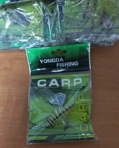 Готовый монтаж  CARP. 3кр, пружина 6см, с ГРУЗом 30гр (5/100)