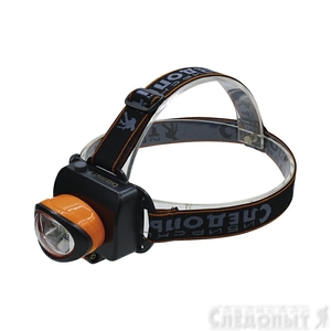 Фонарь налобный "СИБИРСКИЙ СЛЕДОПЫТ-Люминофор", 6 SMD LED, 3хАА, PF-PFL-HL34
