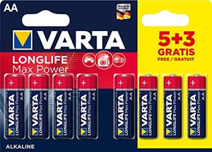 LR6 Varta MAX POWER (MAX TECH) AA BL8 Alkaline 1.5V (4706) (8/160)