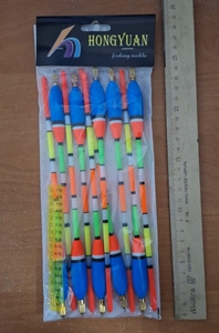 Поплавок огруженый, бальса 4+3гр (10)