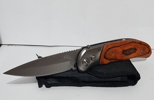 Нож выкидной 20см чехол, 9826