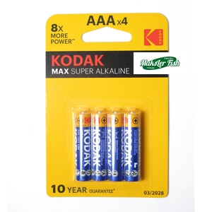 LR3 Kodak MAX AAA BL4 Alkaline 1.5V (4/40/200)