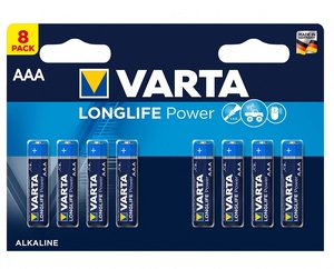 LR3 Varta POWER (HIGH ENERGY) AAA BL8 Alkaline 1.5V (4903) (8/160)