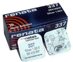 Renata 337 Silver Oxide 1.55V (10/100)