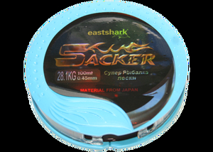 Леска SACKER 0,50 100 м (вишневый цвет)