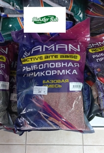Y-AB-22, Прикормка Yaman Active Bite База, цв. красный, 2500 г (1/5)