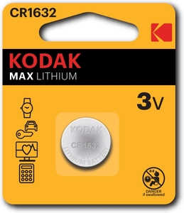 CR1632 Kodak MAX BL1 Lithium 3V (5/60/240)