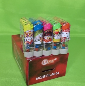 Зажигалки ONEY M-04 круглая, Казино (50/1000)