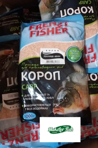 Прикорм Frenzy Fisher (UA) 1кг, КОРОП, полуниця с бетаином (1/20)