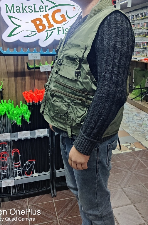 Жилет мужской, однотонный, 2XL (1/5)