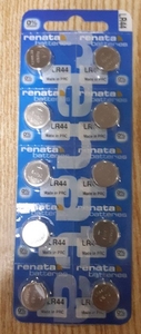 AG13 Renata Bl-10 (A76, LR44, 357) диоксид-марганцев. (MP 0% Hg) (10/100)