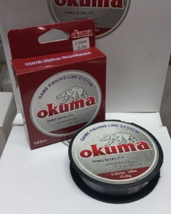 Леска OKUMA 100м, 15,2кг, 0,35мм (1/10)