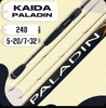 Спиннинг штекер Kaida Paladin 842, 5-20 / 7-32гр (два хлыста), 2,4м