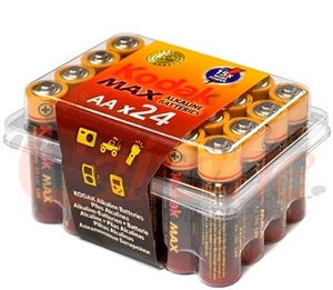 LR6 Kodak MAX plastic BOX alkaline 1.5V (24/480)