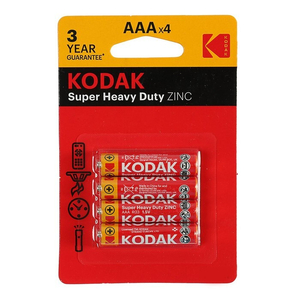 R3 Kodak Extra AAA BL4 Heavy Duty 1.5V (4/48/240)