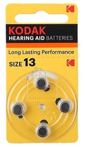 ZA13 Kodak BL4 батарейка для слуховых аппратов (4/40)