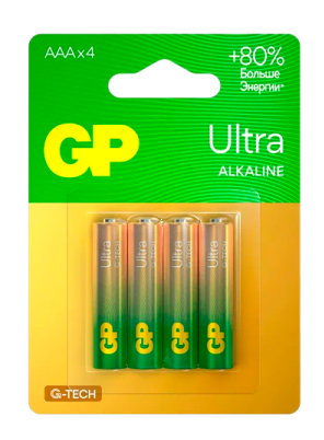LR3 GP G-Tech ULTRA ААА, BL-4, alkaline (4/40/320)