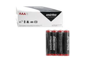 R3 Smartbuy Super AAA Shrink 4 Heavy Duty 1.5V (60/600)