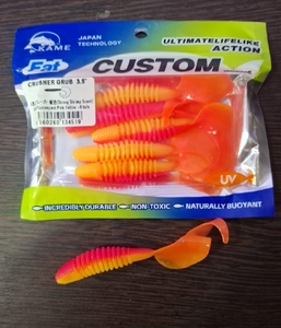 Силиконовая приманка 6шт CUSTOM 3,5" #UV08