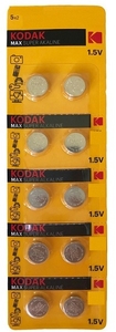 Kodak AG12 (386) LR1142, LR43  батарейка часовая (10/100/1000)