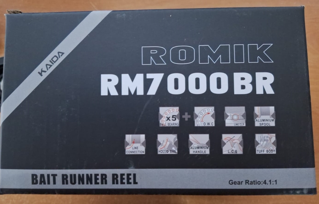 Катушка Kaida Romic RM7000BR, байтран., 5+1 подш., 4.1:1 