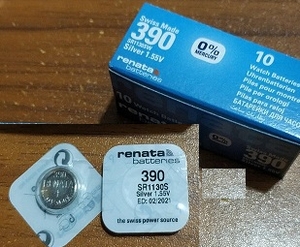 Renata 390 Silver Oxide 1.55V (10/100)