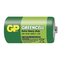 R14 GP GreenCell C Shrink 2 Heavy Duty 1.5V 14G зеленая (24/480)
