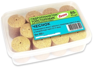 Технопланктон "Гидропланктон" в КОНТЕЙНЕРЕ (80г*11шт) Чеснок