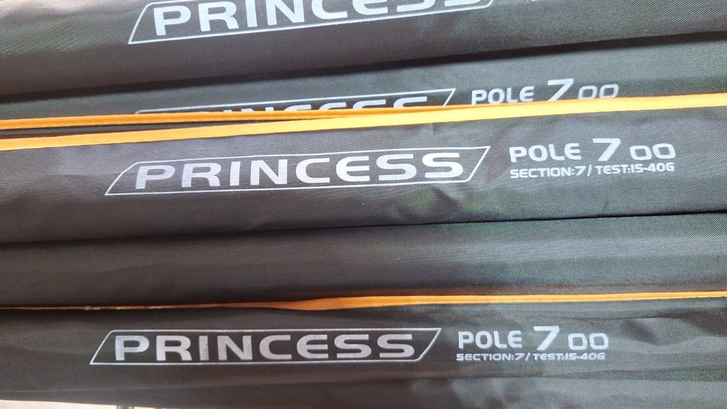 Удилище маховое, б/к Princess Pole, 15-40гр, 6секций, 6м