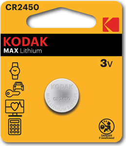 CR2450 Kodak MAX BL1 Lithium 3V (1/60/240)