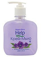 HELP Крем-мыло с Антибактериальным эффектом 300 гр сдозатором 5-0374 (1/20)