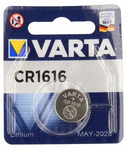 CR1616 Varta ELECTRONICS BL1 Lithium 3V (6616) (1/10/100)