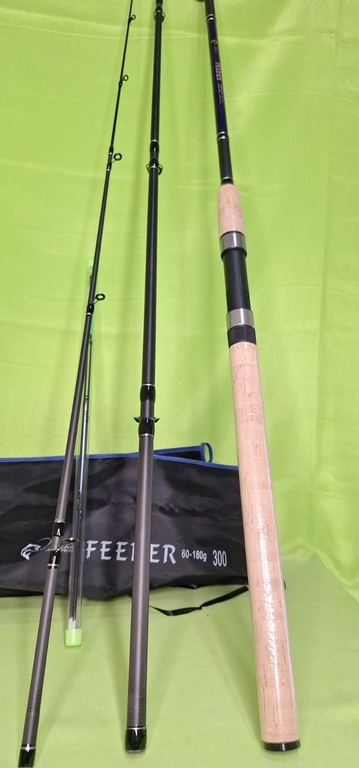 Спиннинг штекер FishingMaster Feeder, 3 вершинки, 60-180гр, 3,3м