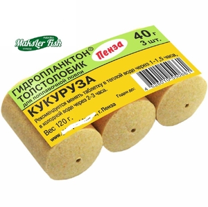 Технопланктон "Гидропланктон" (40г*3шт) кукуруза