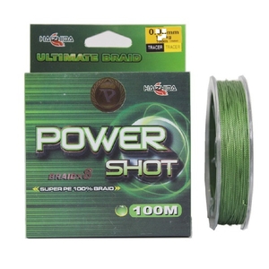 Шнур плетеный 8Х Power Shot, 100м, 0,10 мм (2/10)