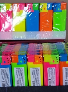 Зажигалки ONEY TA-07 турбо НЕОН (50/1000) 