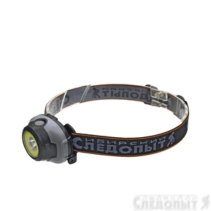 Фонарь налобный "СИБИРСКИЙ СЛЕДОПЫТ-Люмен", 1 LED + 1 COB, 3хААА, PF-PFL-HL33