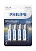 LR6 Philips Ultra Bl4 Alkaline батарейка АА, 1,5V UA (4/48/960)
