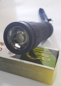 Фонарь ручной на батарейках 3хААА, пластик, 1LED, арт.К-01 (1/36)