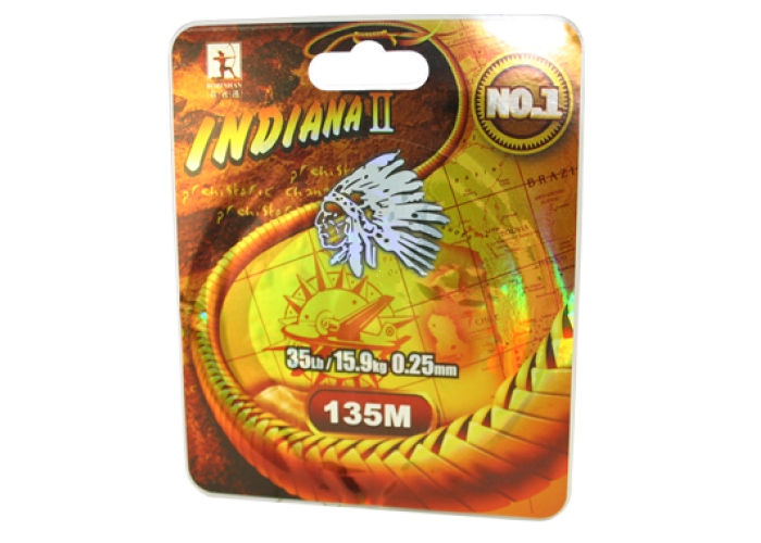 Шнур плетенный 4х INDIANA II 0,25 135 м, 15,90кг (1311577)