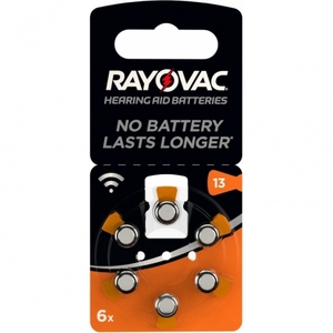 ZA13 Varta (RAYOVAC) BL6 (для слуховых аппаратов) (6/60/600)