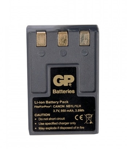 Аккумулятор для цифровой камеры GP DMT001 3.7V 650mAh	