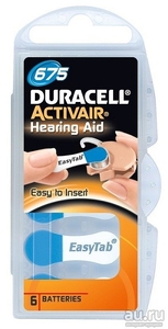 ZA675 Duracell 6BL Оригинал для слуховых аппаратов (6/60)