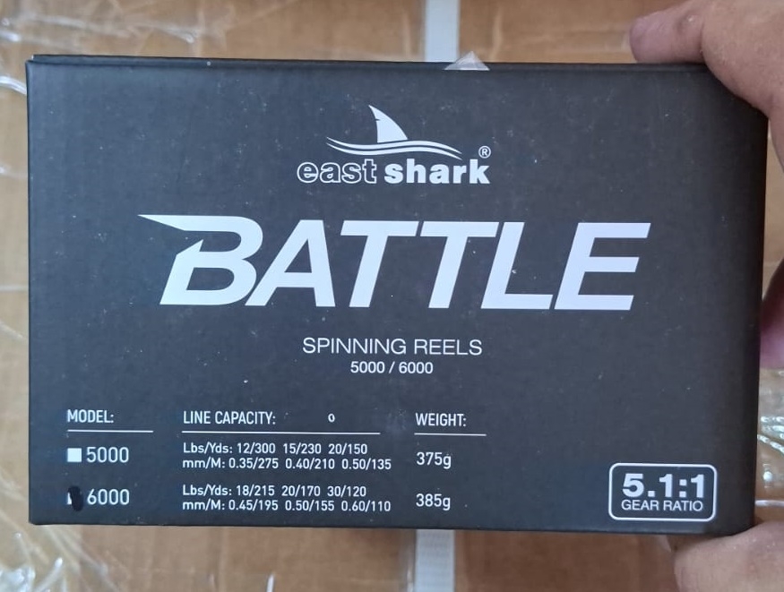 Катушка EastShark Battle 6000, 9+1 подшипн., 5.1:1