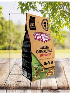 Щепа для копчения ольха Fire Wood 200гр (3/24)