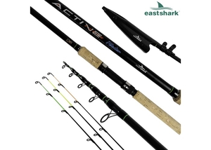 Удилище фидерное карбон легкое EastShark ACTIV Feeder telescopic 150 гр. 3,6 м (4411202)