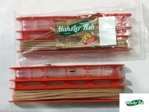 Донка резинка Maksler Fish без груза: резинка, леска, мотовило, крючки.