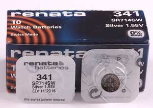 Renata 341 Silver Oxide 1.55V (10/100)